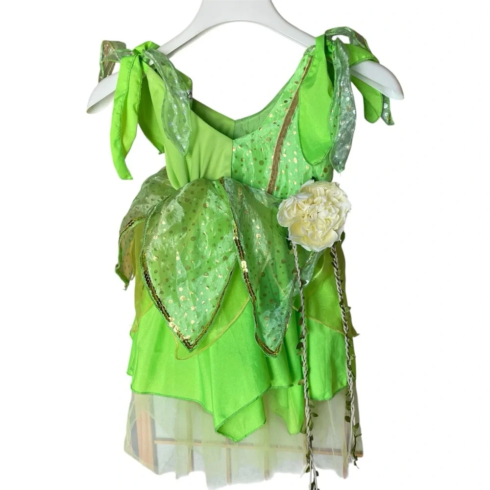 Green and Gold‎ Fairy Dress, 4